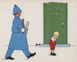 Inglaterra Maravilhosa: Policial retornando jovens para suas lições